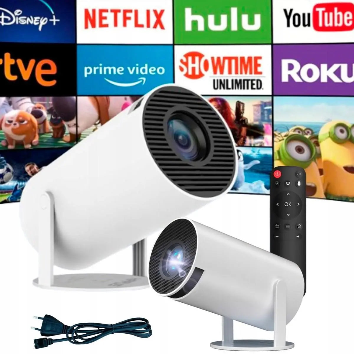 🎬 Tu cine en casa con el Proyector HY300 Full HD